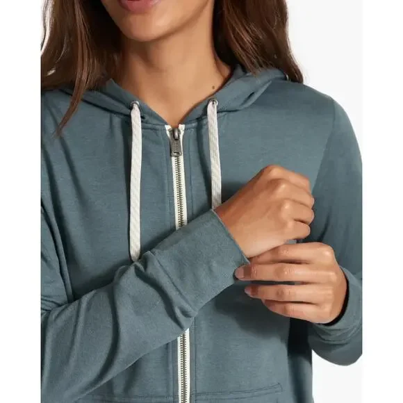 Vuori Halo Performance Hoodie 2.0 Lake Heather - Picture 4 of 12
